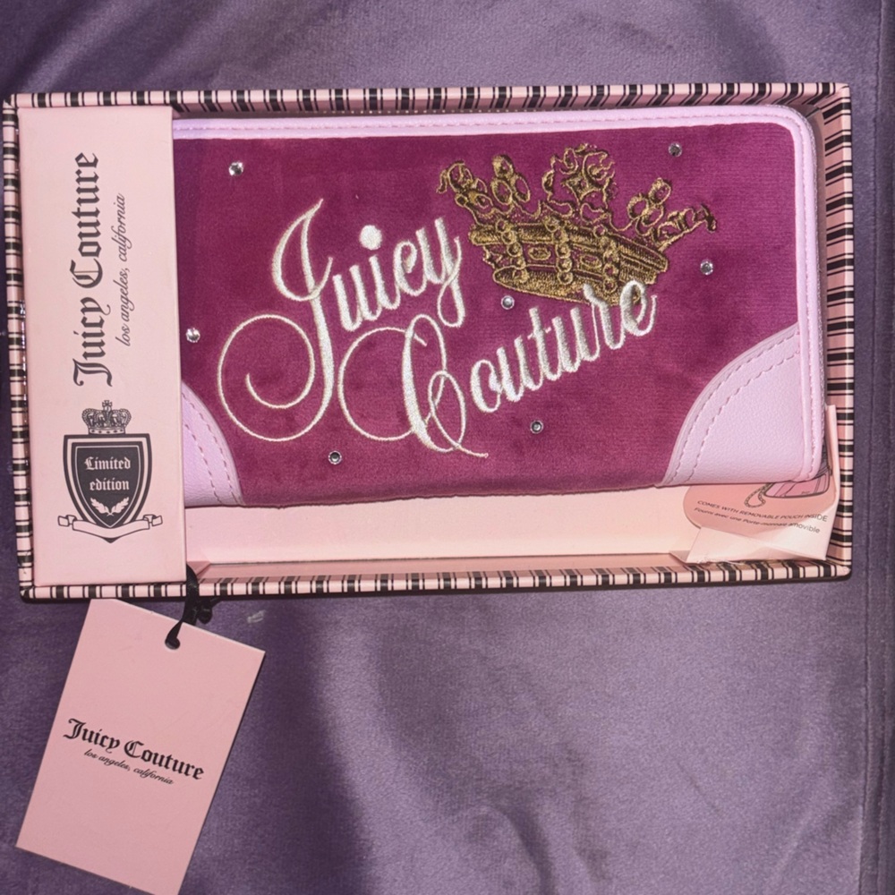 Juicy Couture Raspberry Tart Heritage Wallet